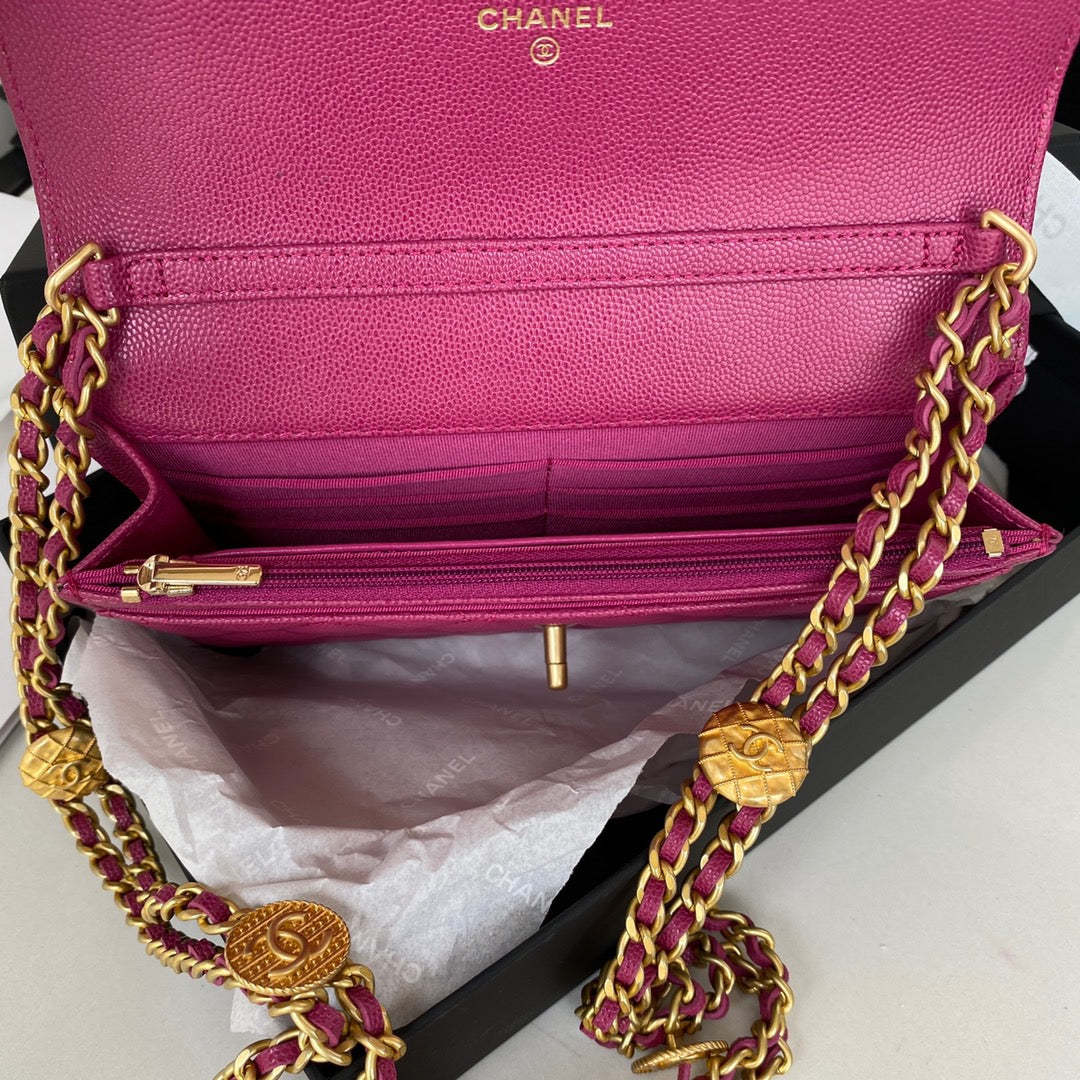 ChanelSmall Flap Bag Gold Hardware Plum For Women, Women’s Handbags, Shoulder Bags 7.5in/19cm AP2840