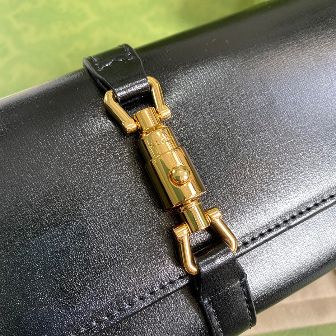 GG JACKIE 1961 CHAIN WALLET 19CM BLACK 52681 14J0G 1000