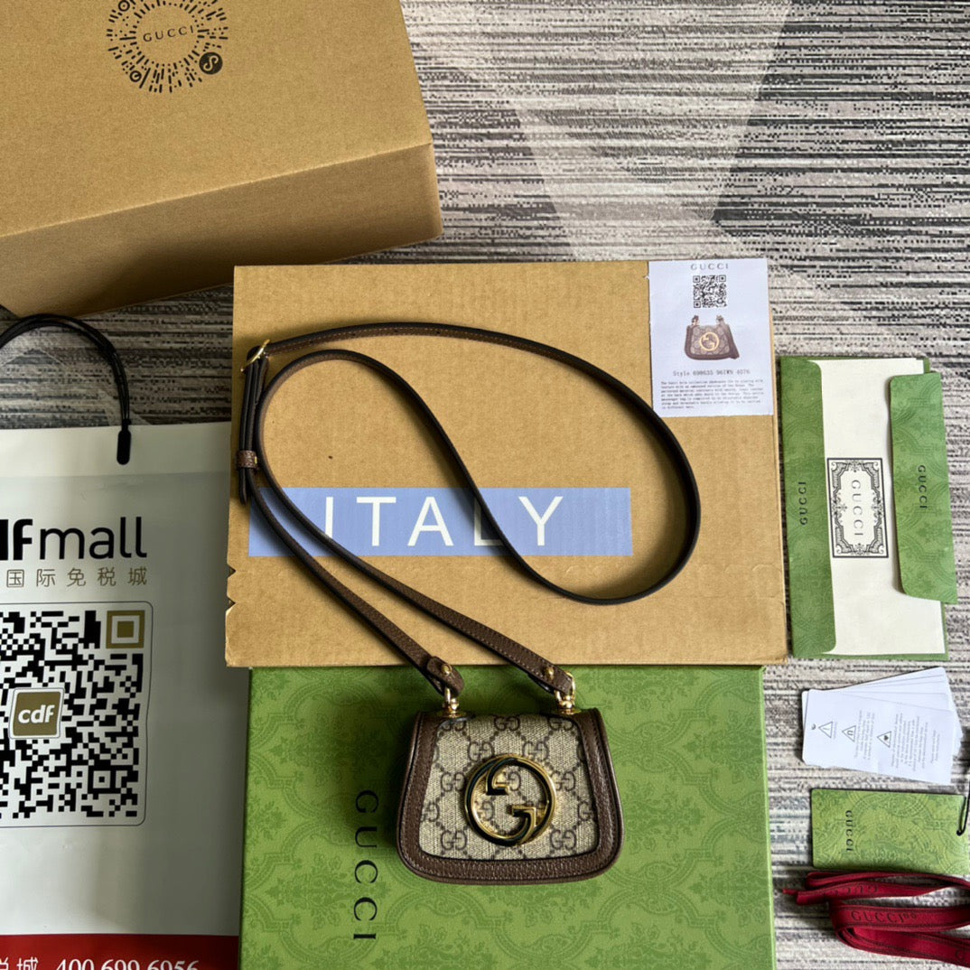 gg Blondie Card Case Wallet Beige For Women, Women’s Bags 4.5in/12cm gg‎ ‎698635 K9GSG 8358