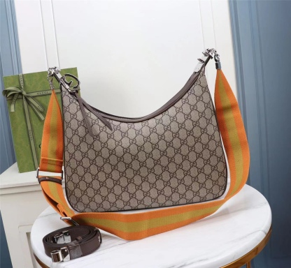 GG GG ATTACHE LARGE SHOULDER BAG 35CM 702823 96GRN 4091