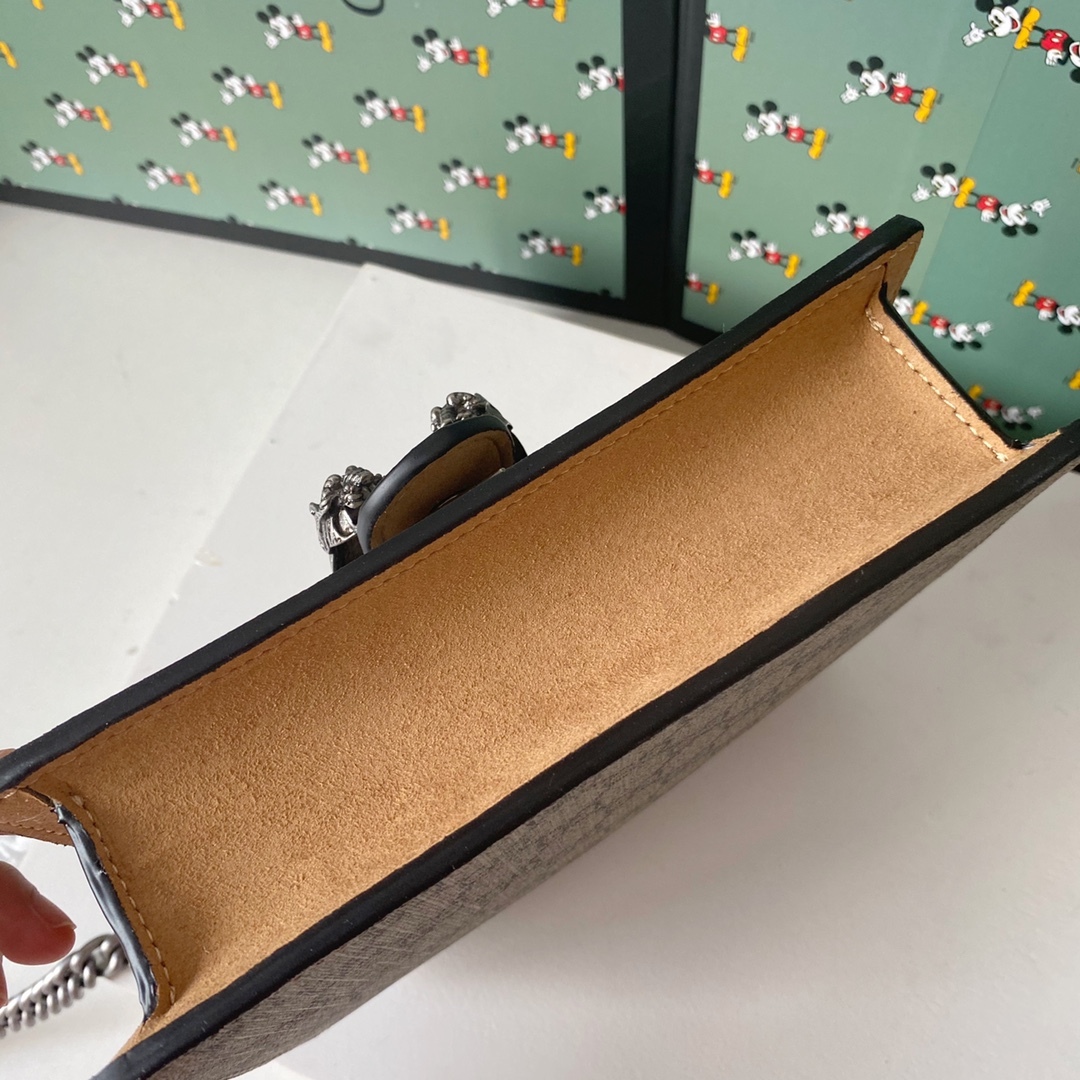 GG DIONYSUS MINI SHOULDER BAG 20CM 421970 KHNRN 8642