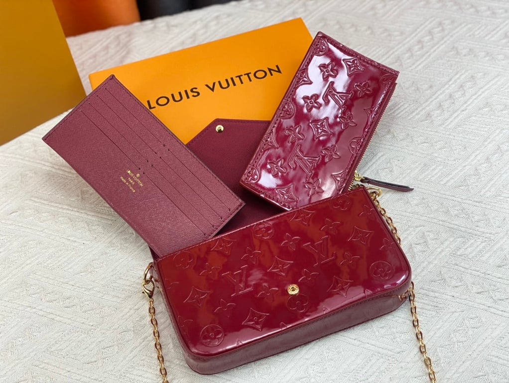 LUV POCHETTE FELICIE WINE RED 21CM