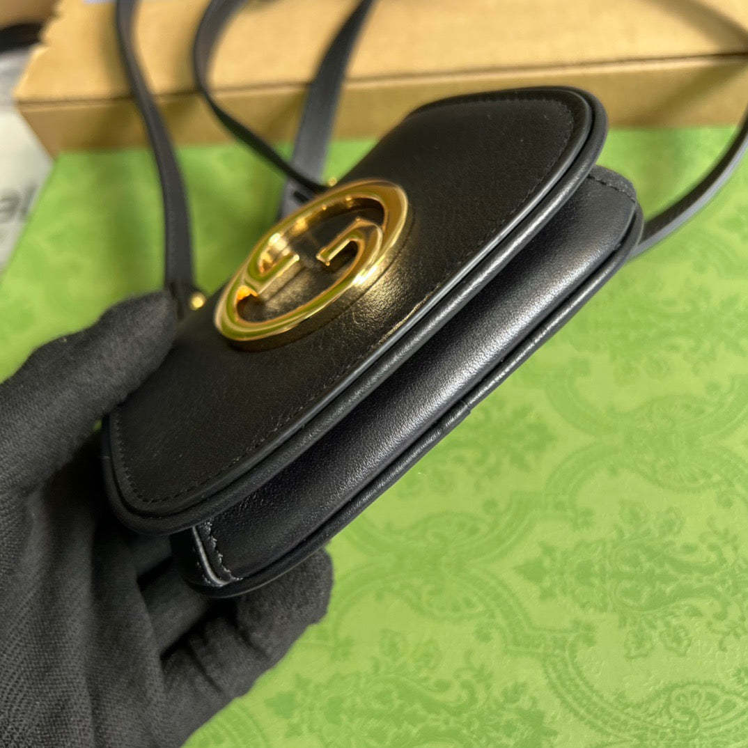 gg Blondie Card Case Wallet Black For Women, Women’s Bags 4.5in/12cm gg ‎698635 UXX0G 1000