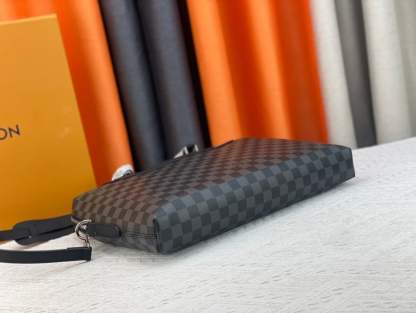 LUV 37CM BLACK PORTE DOCUMENTS JOUR BRIEFCASE DAMIER