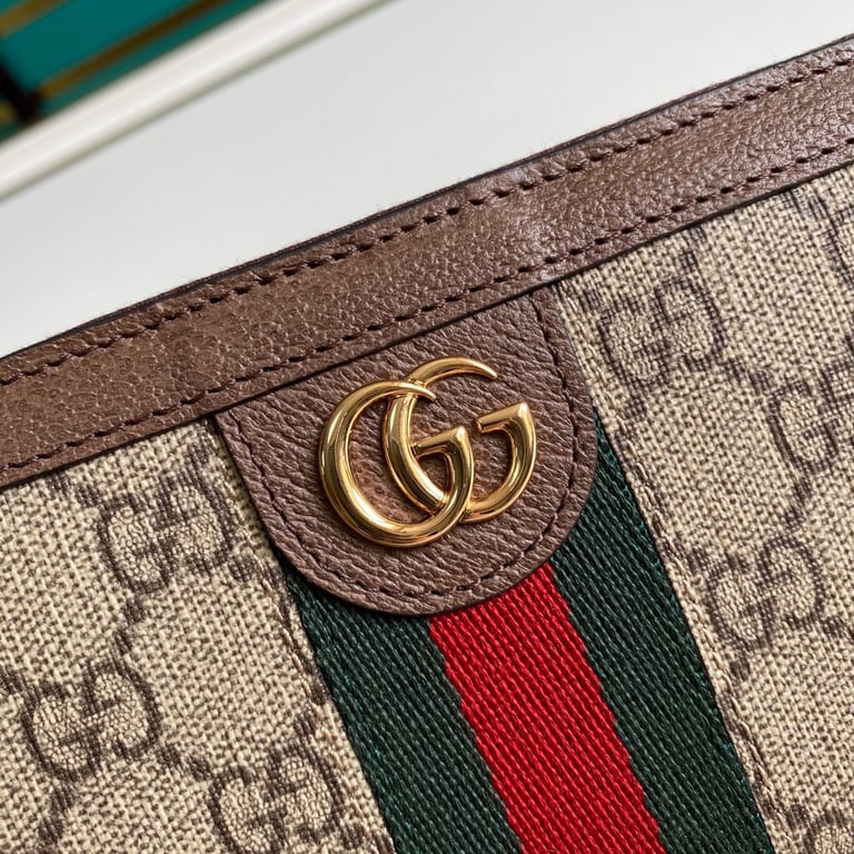GG OPHIDIA ZIP AROUND WALLET 19.5CM BROWN 523154 96IWG 8745