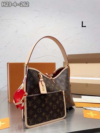 LUV CARRYALL PM BEIGE LINE MONOGRAM CANVAS 30CM M46203