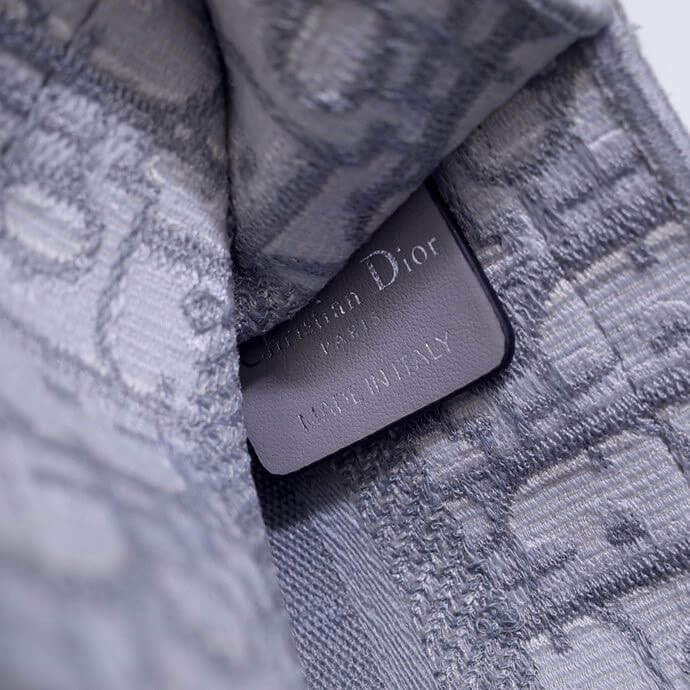 DO Book Tote BIG Handbag 1286m Embroidery LOGO beige mini 22.5cm