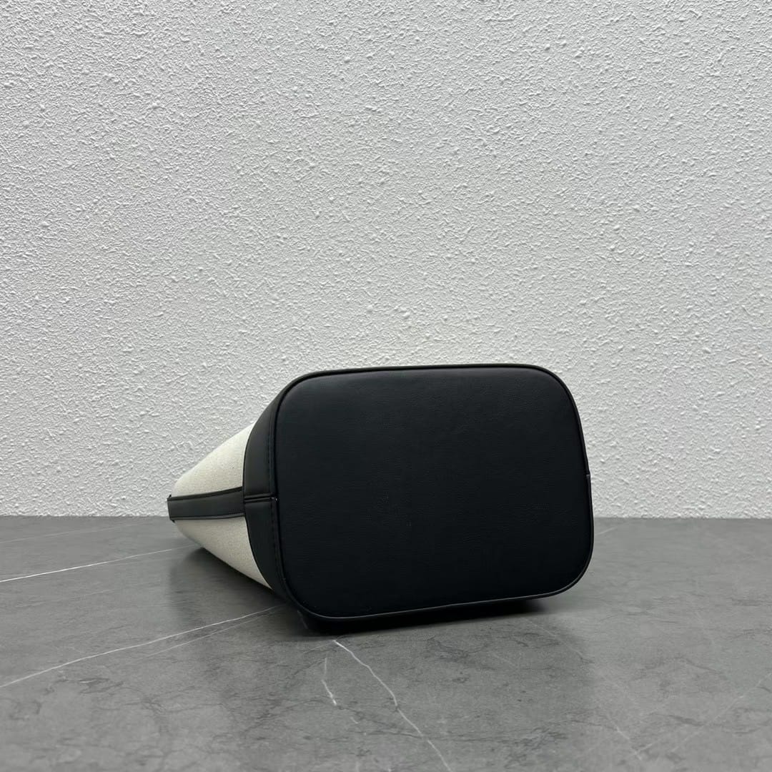 CE TRIOMPHE BUCKET BAG WHITE 22CM