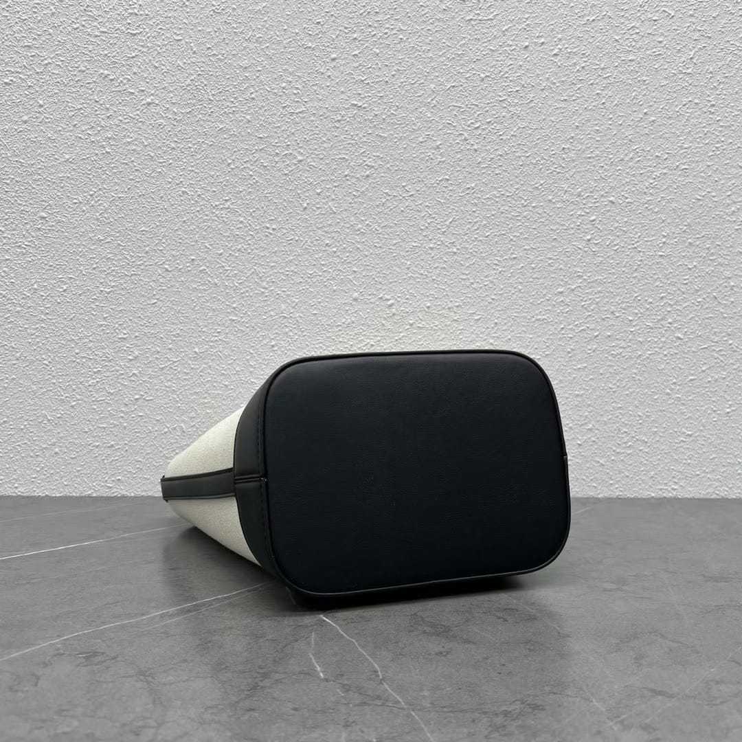 CE TRIOMPHE BUCKET BAG WHITE 22CM