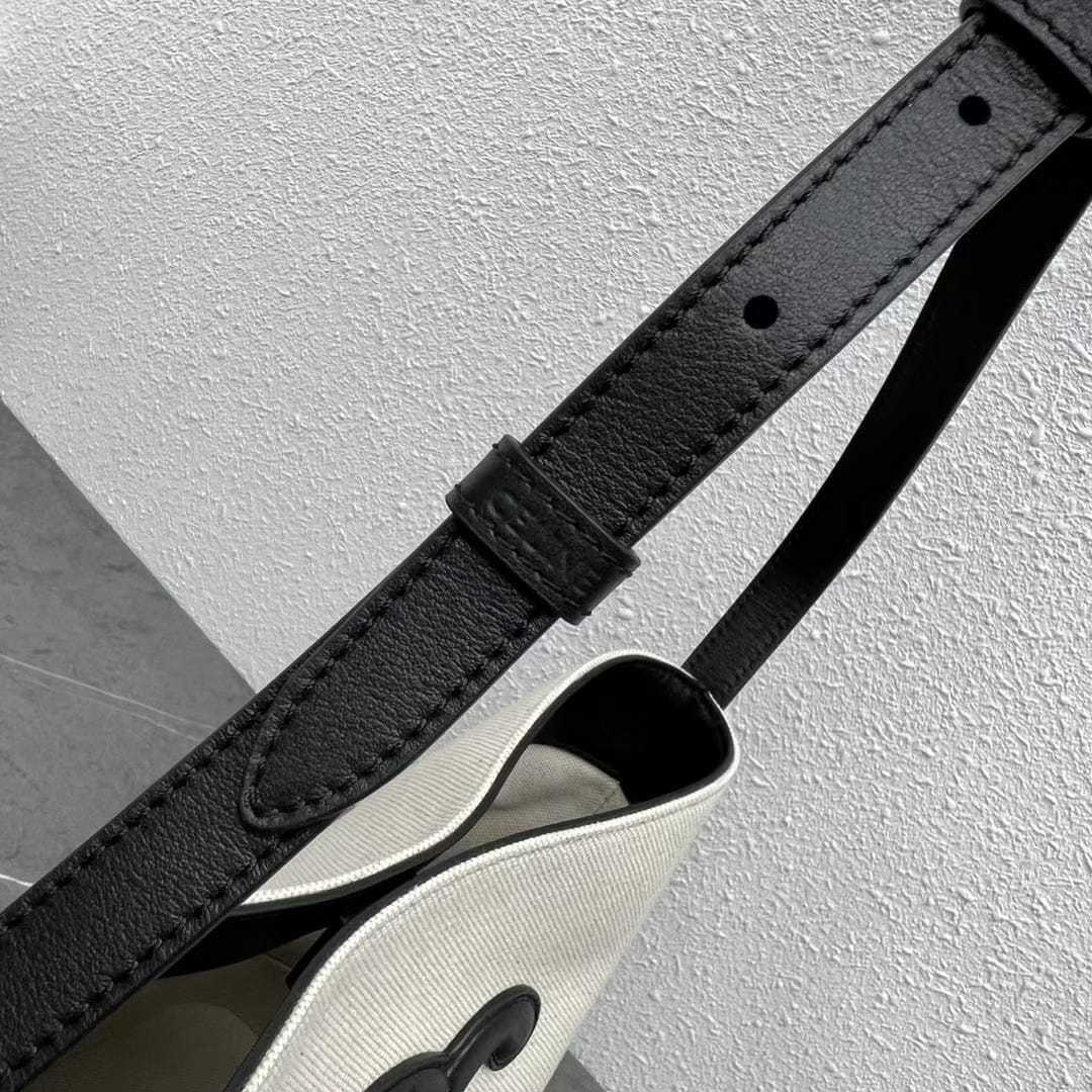 CE TRIOMPHE BUCKET BAG WHITE 22CM