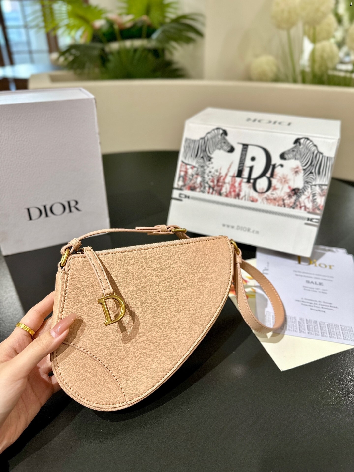DOR SADDLE RODEO POUCH BEIGE 20CM S5909CCEH M36Y