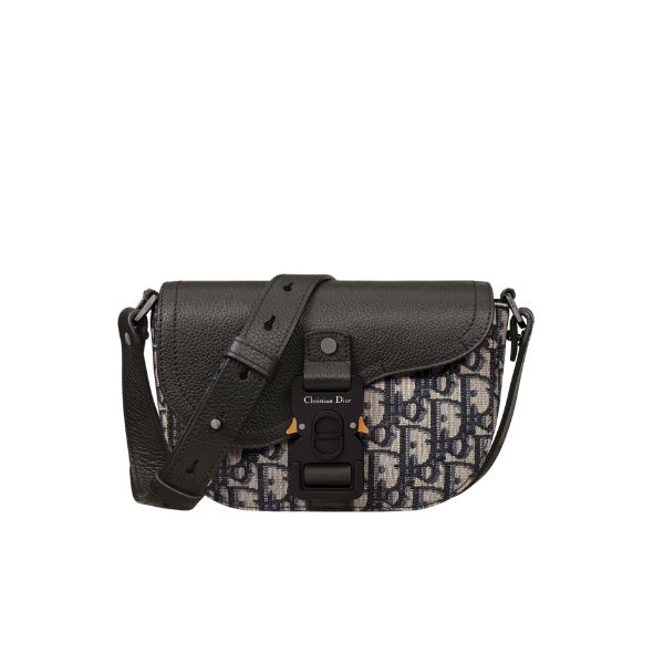 DOR SADDLE POUCH WITH STRAP BLACK 19CM 2ADCA435YKS H27E