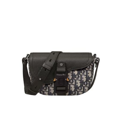 DOR SADDLE POUCH WITH STRAP BLACK 19CM 2ADCA435YKS H27E