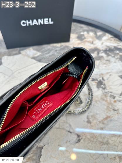 CC GABRIELLE HOBO BAG DIAMOND GABRIELLE BLACK 25CM