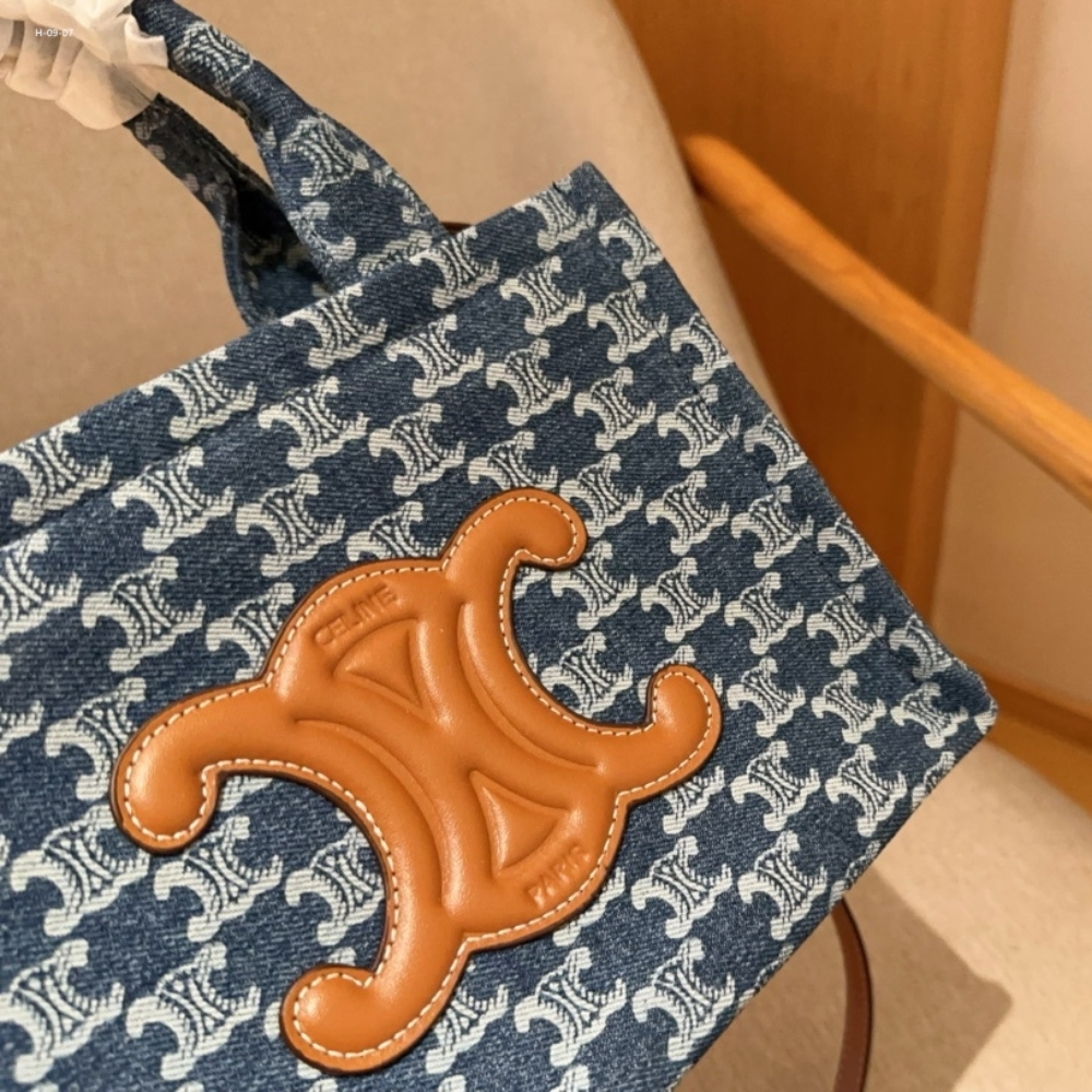 CE SMALL CABAS THAIS DENIM 24CM