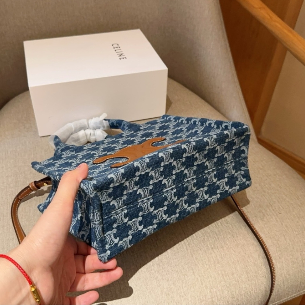 CE SMALL CABAS THAIS DENIM 24CM