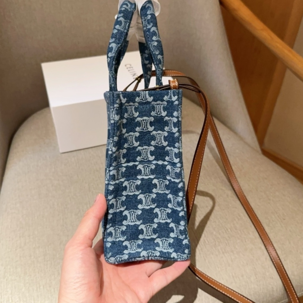 CE SMALL CABAS THAIS DENIM 24CM