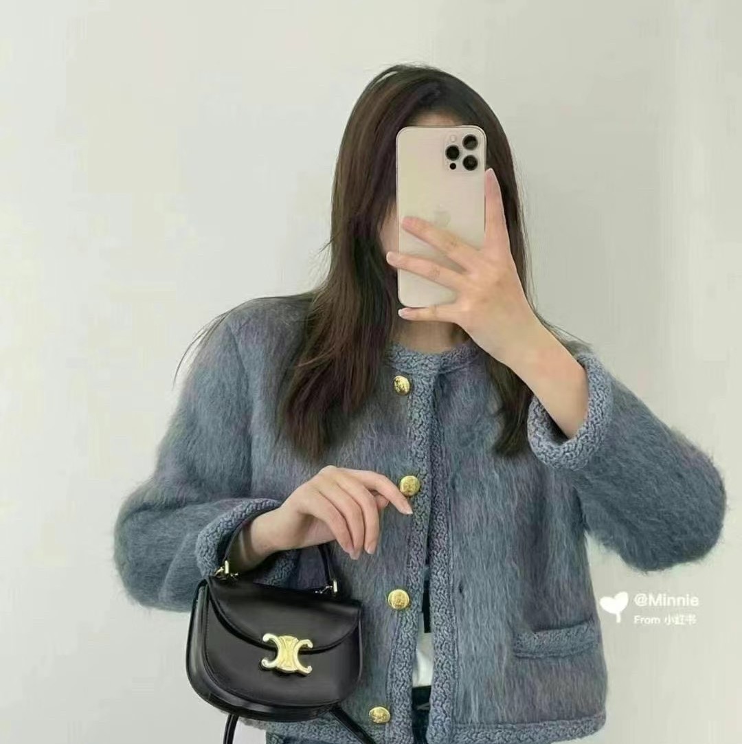 CE MINI BESACE CLEA IN SHINY CALFSKIN BLACK 15CM 10L063ETZ 38NO