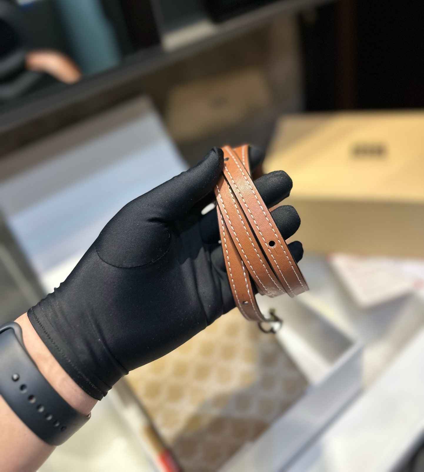 CE MINI VERTICAL CABAS IN TRIOMPHE CANVAS AND CALFSKIN GREGE 19CM 194372FLB 02GR