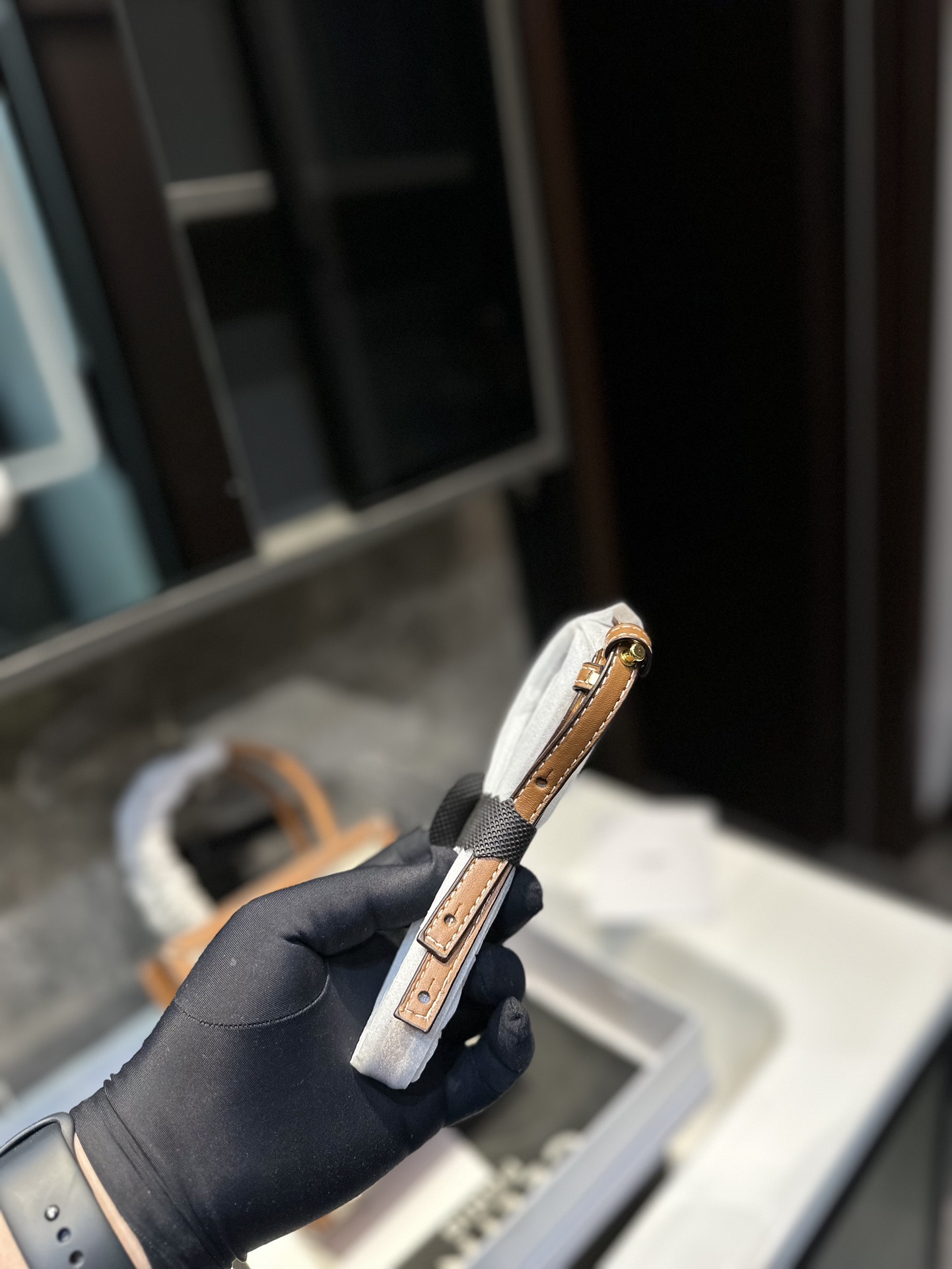 CE MINI VERTICAL CABAS CE IN TEXTILE WITH CE ALL OVER PRINT NATURAL TAN 21CM 193302EUK 02NT