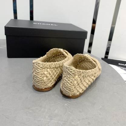 CHL BEIGE JUTE BRAIDED CORD LOAFERS