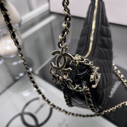 CC SMALL HOBO BAG BLACK 20CM AS3917 B10551 94305