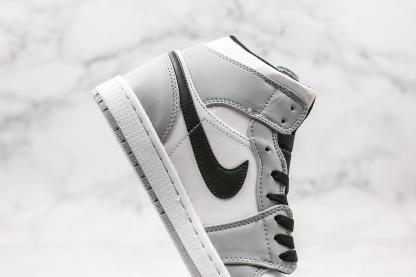 Designer Jordan 1 Mid “Light Smoke Grey” High Q ( Customs And Box ), Jordan 1 Sneakers FREE SHIPPING