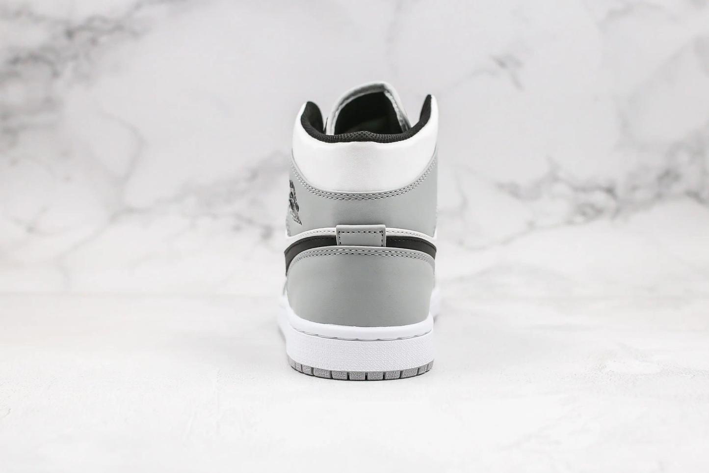 Designer Jordan 1 Mid “Light Smoke Grey” High Q ( Customs And Box ), Jordan 1 Sneakers FREE SHIPPING