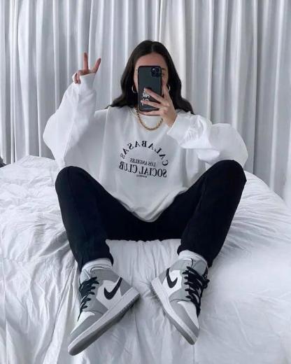 Designer Jordan 1 Mid “Light Smoke Grey” High Q ( Customs And Box ), Jordan 1 Sneakers FREE SHIPPING