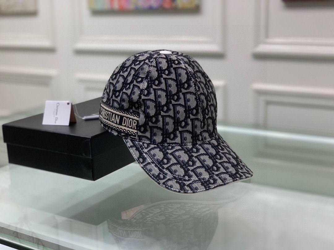 DOR OBLIQUE JACQUARD WITH BAND BASEBALL CAP
