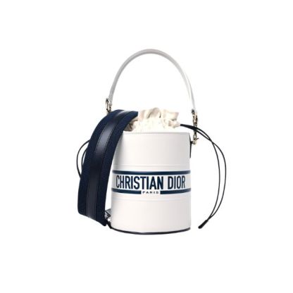 DOR SMALL DOR VIBE BUCKET BAG WHITE 18CM