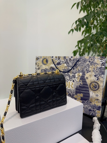 DOR MISS CARO MINI BAG BLACK 19CM S5169UDAXM900