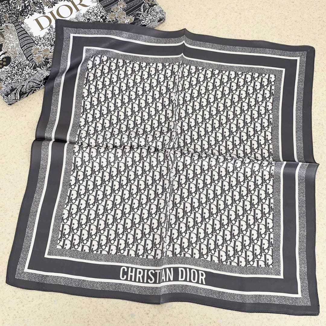 DOR OBLIQUE DORTWIN 70 SQUARE SCARF GRAY 15DOB070I600C810