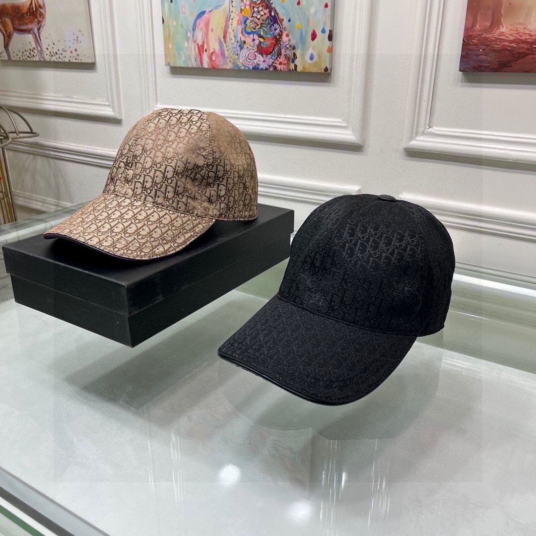 DOR OBLIQUE JACQUARD CAP BROWN