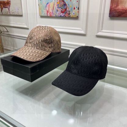 DOR OBLIQUE JACQUARD CAP BROWN