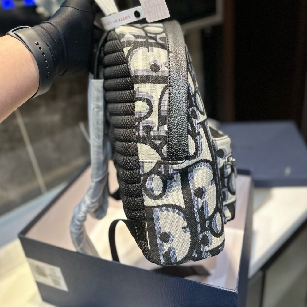 DOR RIDER BACKPACK BEIGE BLACK 32CM 1ESBA088YXL H27E