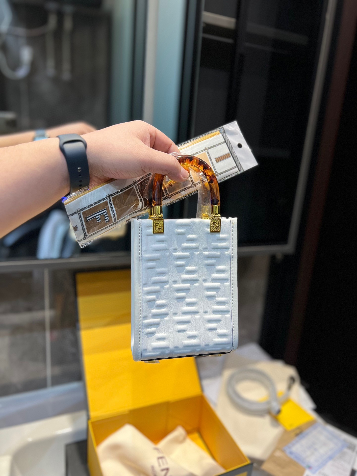 FD MINI SUNSHINE SHOPPER WHITE 18CM 8BS051AMCIF0QVL