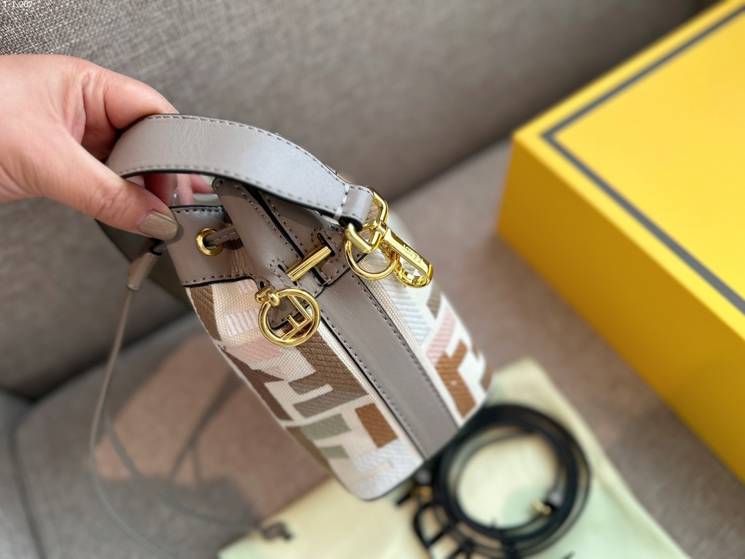 FD MON TRESOR MINI BAG MULTICOLOR CANVAS 18CM 8BS010 APKE F1MB4