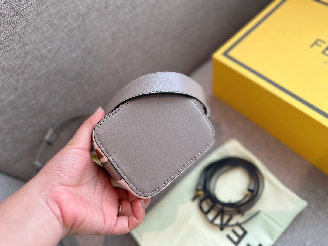 FD MON TRESOR MINI BAG MULTICOLOR CANVAS 18CM 8BS010 APKE F1MB4