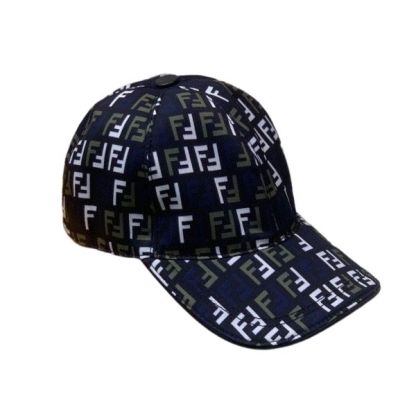 FD FF MOTIF MULTICOLOR CAP BLACK