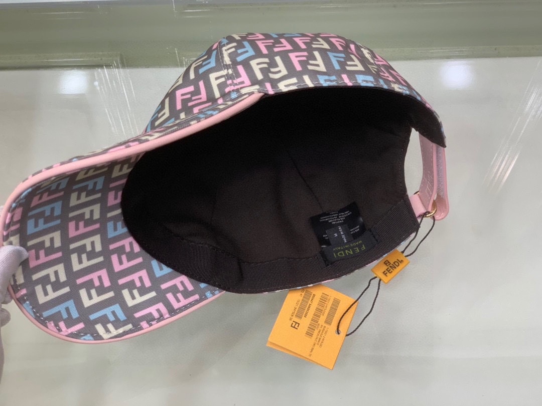 FD FF MOTIF MULTICOLOR CAP GREY