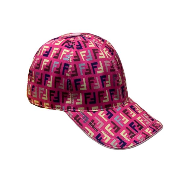 FD FF MOTIF MULTICOLOR CAP PINK