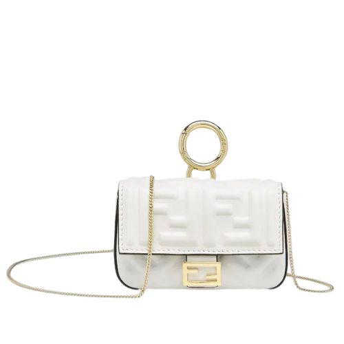 FD NANO BAGUETTE CHARM WHITE 10CM 7AR844AAJDF0QVL
