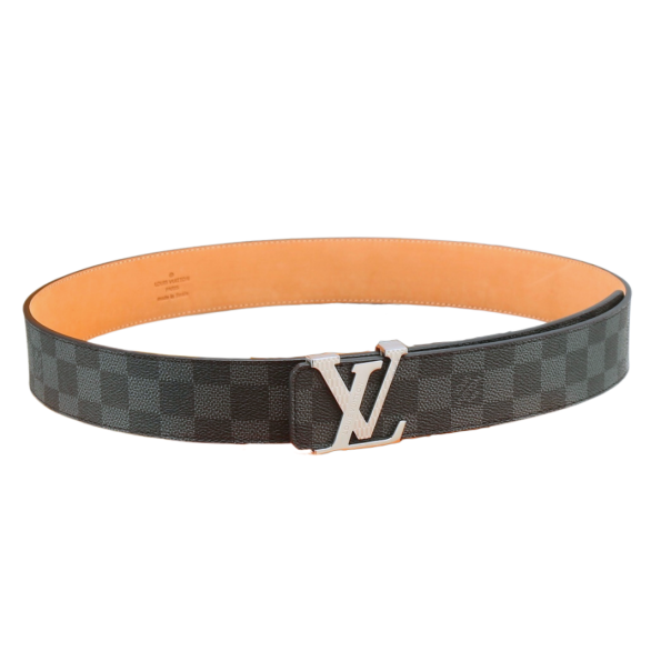 LUV INITIALS 40MM REVERSIBLE BELT SILUVER BUCKLE