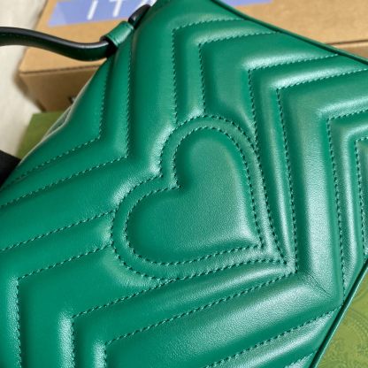 GC-547260 Marmont shoulder bag cross body bags Handbag Leather green Small size