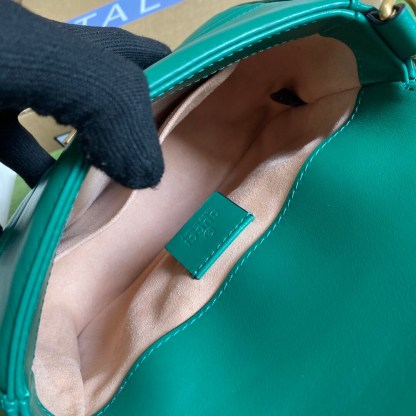 GC-547260 Marmont shoulder bag cross body bags Handbag Leather green Small size