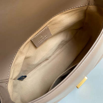 GC-547260 Marmont shoulder bag cross body bags Handbag Leather nude Small size