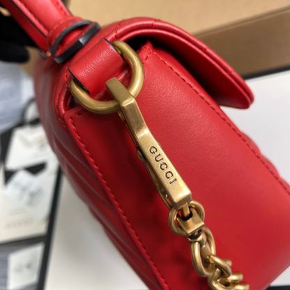 GC-547260 Marmont shoulder bag cross body bags Handbag Leather red Small size