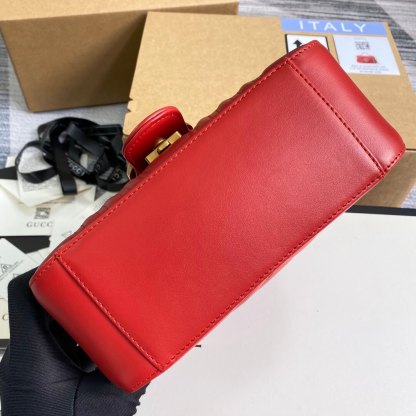 GC-547260 Marmont shoulder bag cross body bags Handbag Leather red Small size