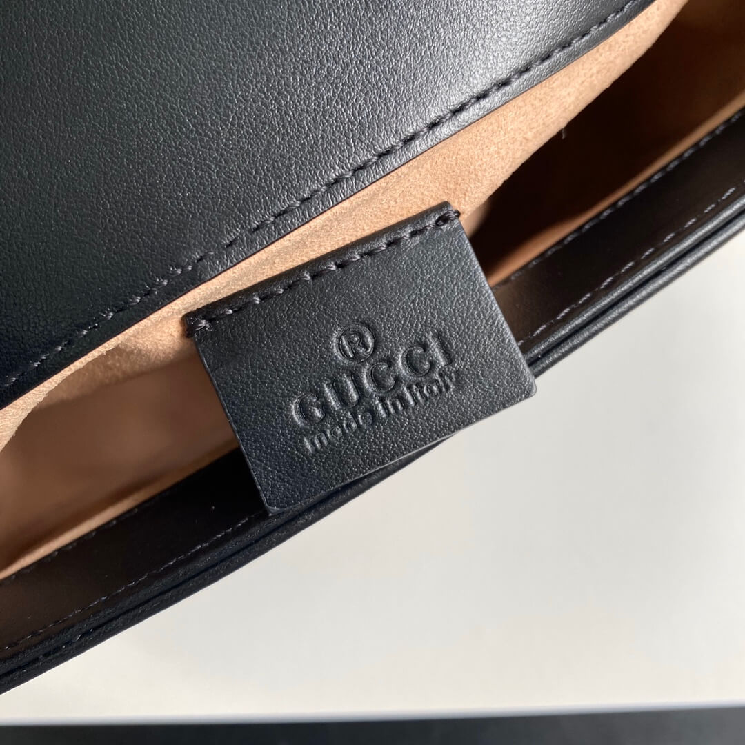 GC-547260 Marmont shoulder bag cross body bags Handbag Leather black Small size